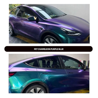 Auto Color Change Film Blue Color-Changing Film for Full