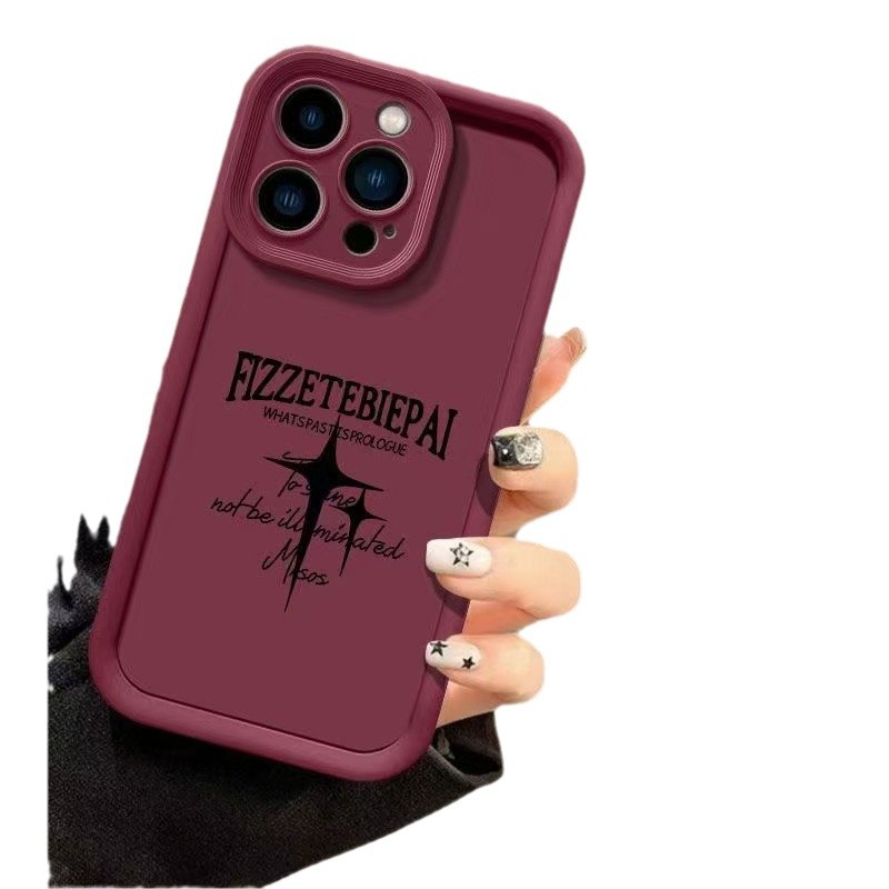 Marca de moda europea y americana para iPhone 16pro funda para teléfono móvil Apple 15/14 personalizado inglés 13promax nuevo 12