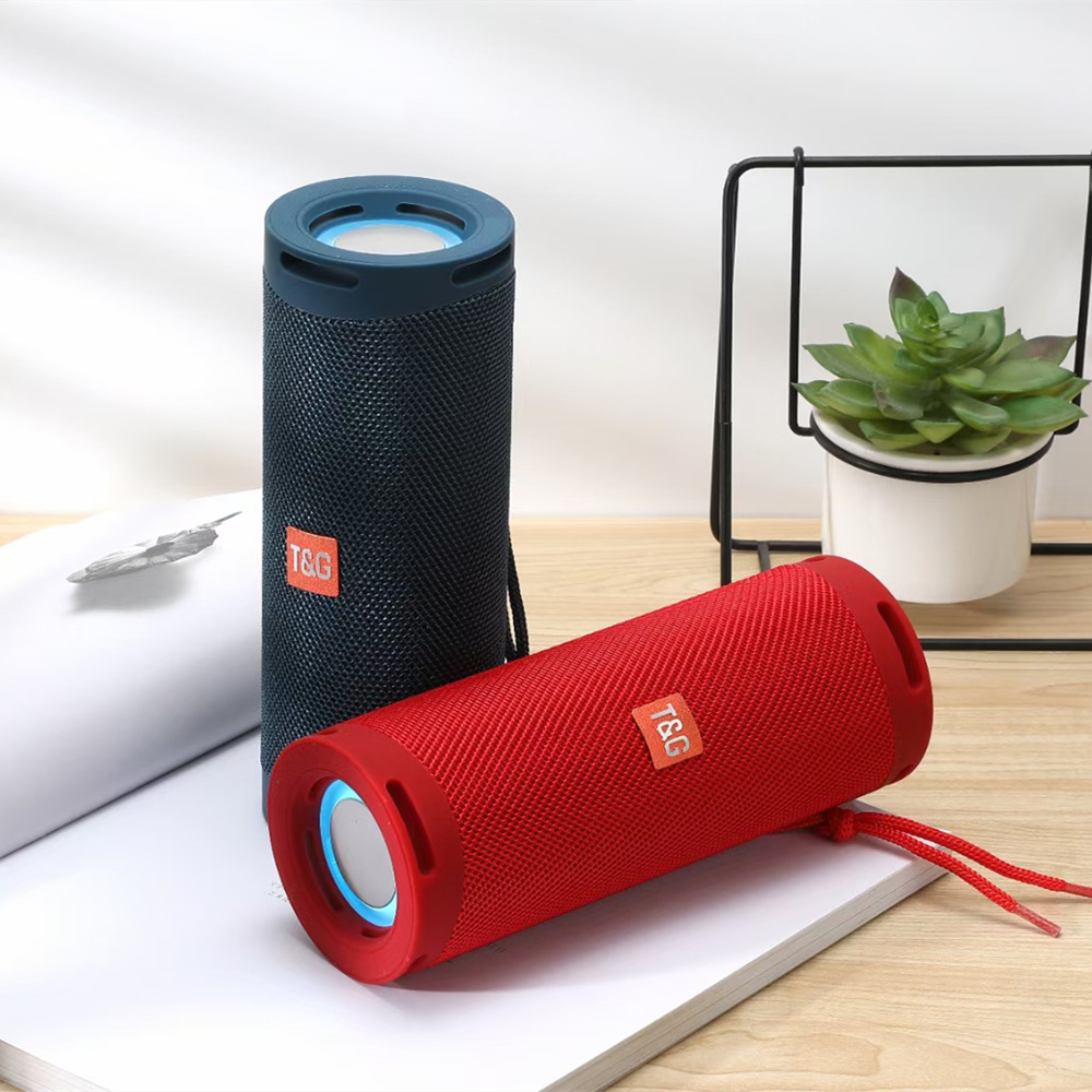 Transfronterizo TG289 altavoz Bluetooth LED lámpara deslumbrante impermeable teléfono móvil Bluetooth pequeño sonido computadora subwoofer altavoz de tarjeta