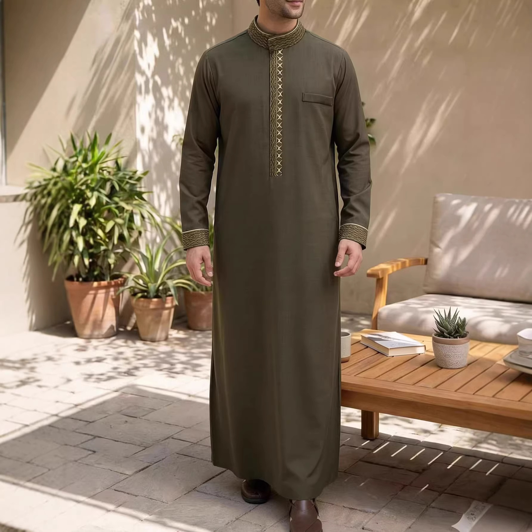 Men's design elegant long-sleeve