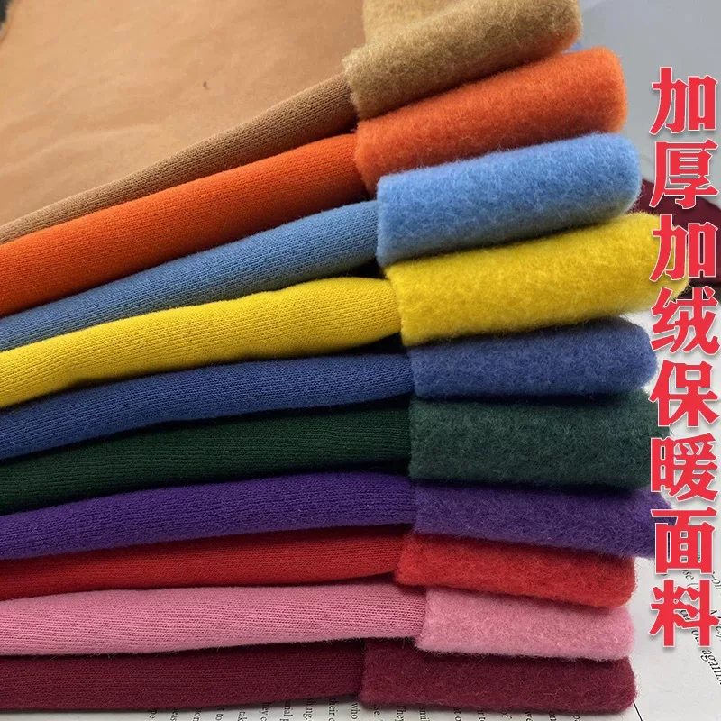 Velvet knitted sweatshirt, keep warm cloth