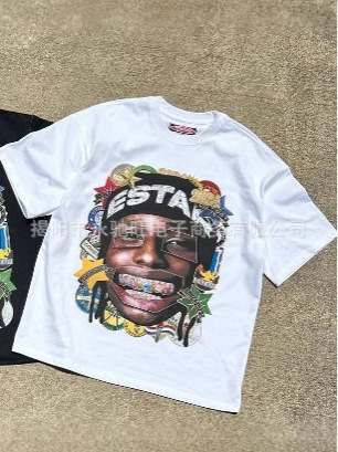 Retro fashionable summer trend T-shirt for men and women