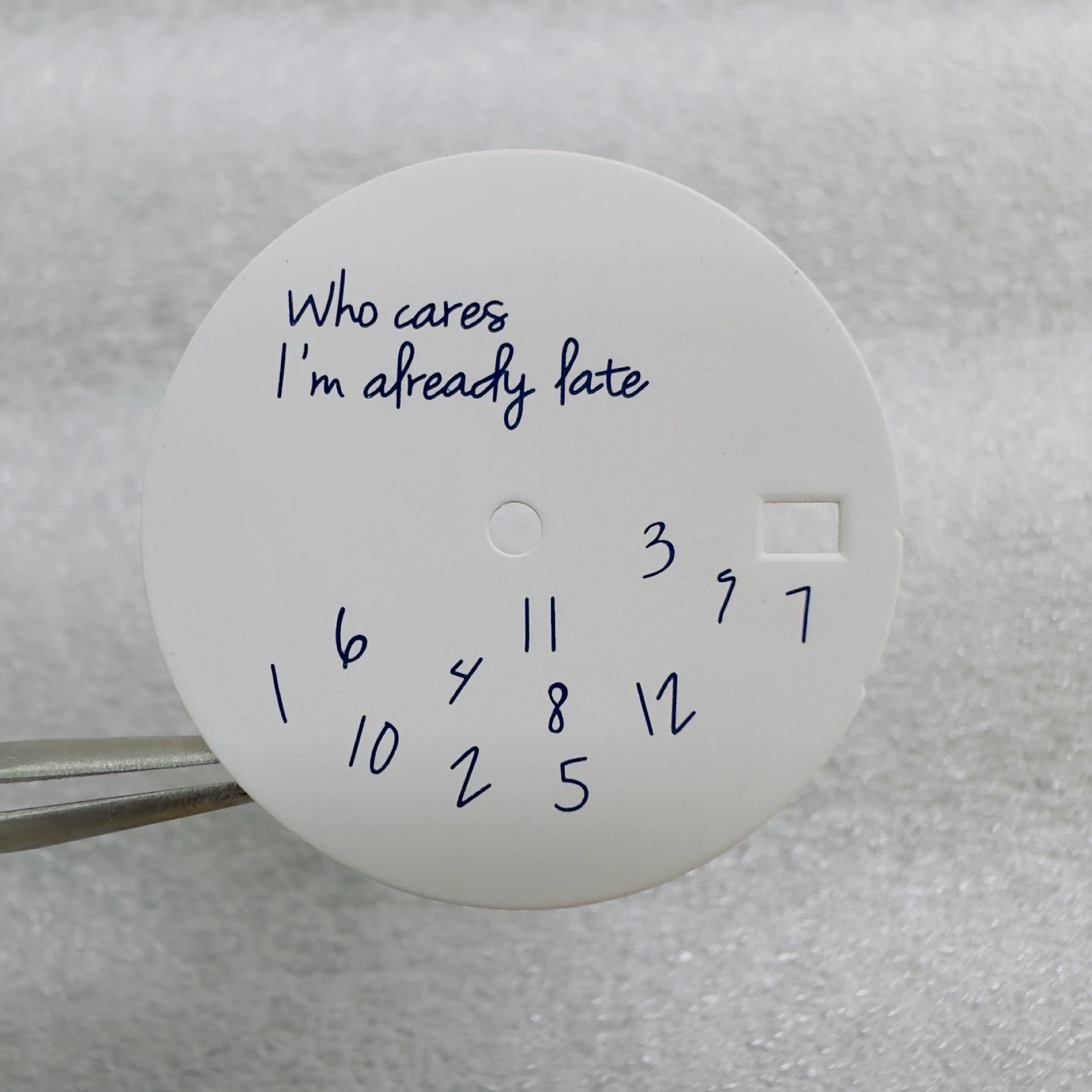 Новый индивидуальный журнал модифицированный циферблат буквально 28,5mm Подходит для механизма NH35/NH36 Часовой аксессуар циферблат