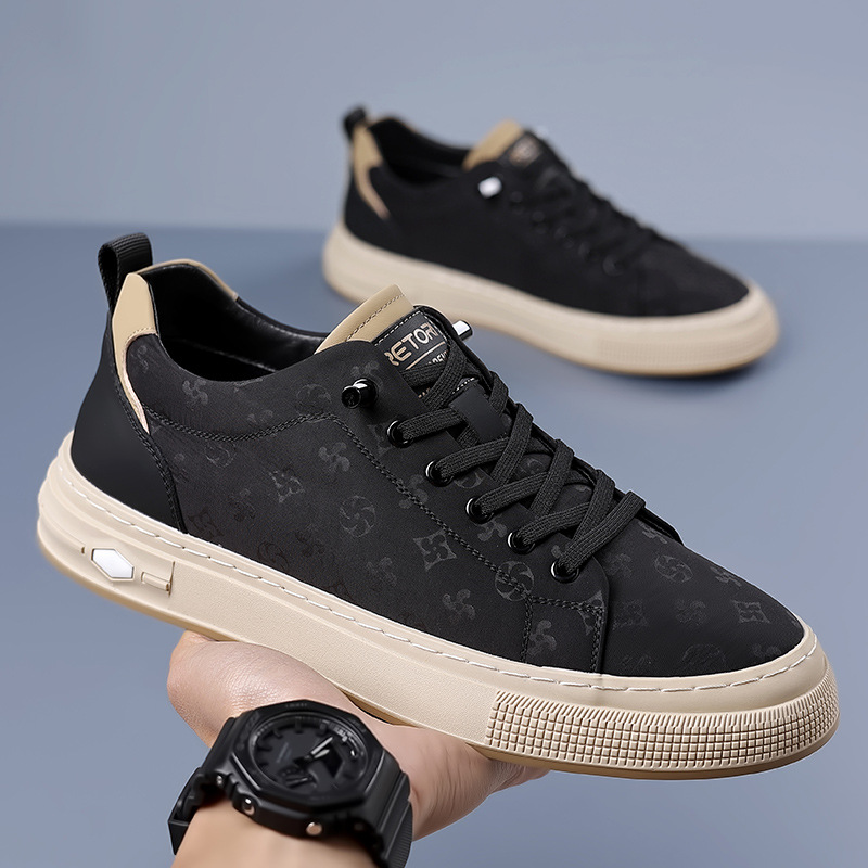 Zapatillas Deportivas para Hombre, Otoño 2026, Antideslizantes, Modernas, Versátiles, Transpirables, con Suela Gruesa, Venta al Por Mayor
