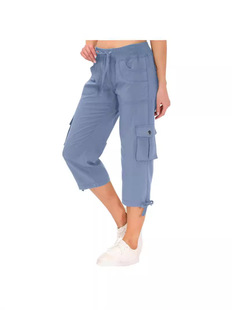 Women's Athleisure Loose Pocket Drawstring Hiking Pants