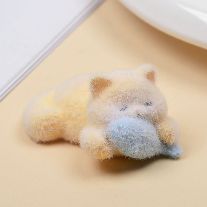 植毛猫ペンダント漫画かわいい樹脂ペンダント DIY 手作りジュエリーペンダントアクセサリー材料卸売|undefined