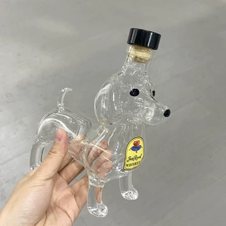 工厂小容量玻璃酒瓶300ml创意酒瓶威士忌酒瓶泡酒瓶小玻璃瓶