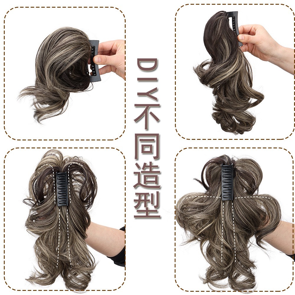 Clip de agarre, cabello rizado, cabello corto, cabello flojo, volumen de cabello, cara, cabello ajustable, cabello de palo, cabello corto, cabello de cabello, peluca corta, cabello