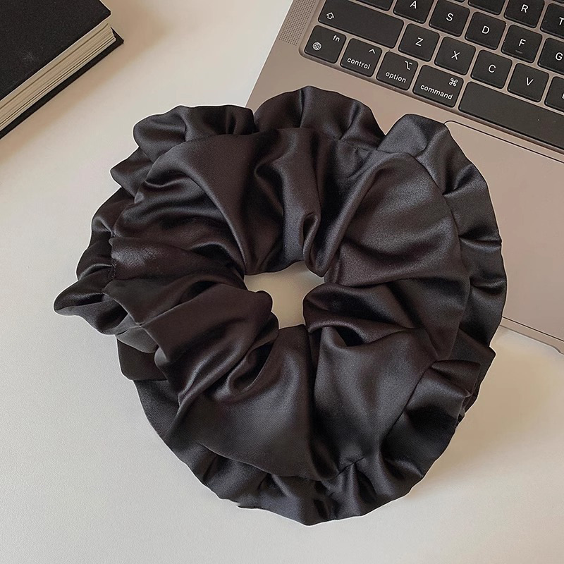 Lazo para el cabello de intestino grueso de encaje de alta calidad de Corea del Sur, flor para la cabeza duradera de todo fósforo, banda de goma de alta elasticidad, bufanda cuadrada, cuerda para el cabello