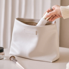 2025 新しいクリームのような化粧品バッグ女性のポータブル大容量化粧ブラシ収納袋防水トラベルトイレタリーバッグ