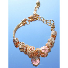 W 71181 Stainless steel diamond beaded bracelet ����ֵ���ˮ