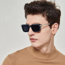 欧美复古太阳镜男ins蒸汽朋克风方框墨镜时尚小框眼镜潮酷shades