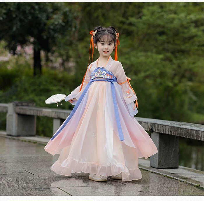 Hanfu, children's suit, dress, Chinese style, western style