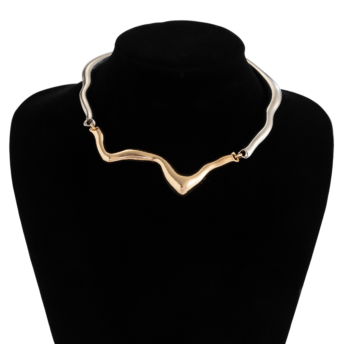 29g Weight Bracelets, Necklace Classification 1 Piece Quantity Holiday, Daily Occasion Alloy Material Irregular Pattern Women's Gender Punk, Streetwear Style Punk Streetwear Irregular Alloy Women's Bracelets Necklace 35