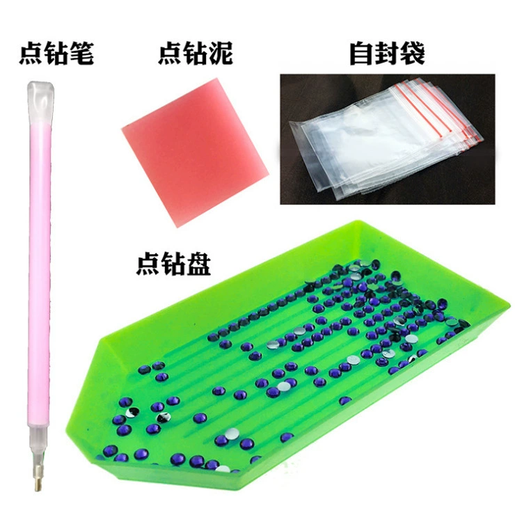 Diamond Painting Drill Pen Set (DIY) — Multi-Tool Kit with Storage Box, 2–9-Point Pens