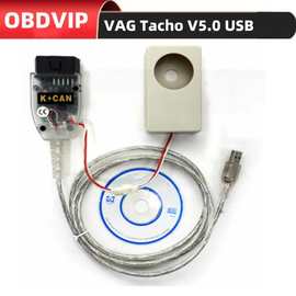 白色升级版无需加密狗 Vagtacho 5.0 USB Version VAG Tacho 5.0