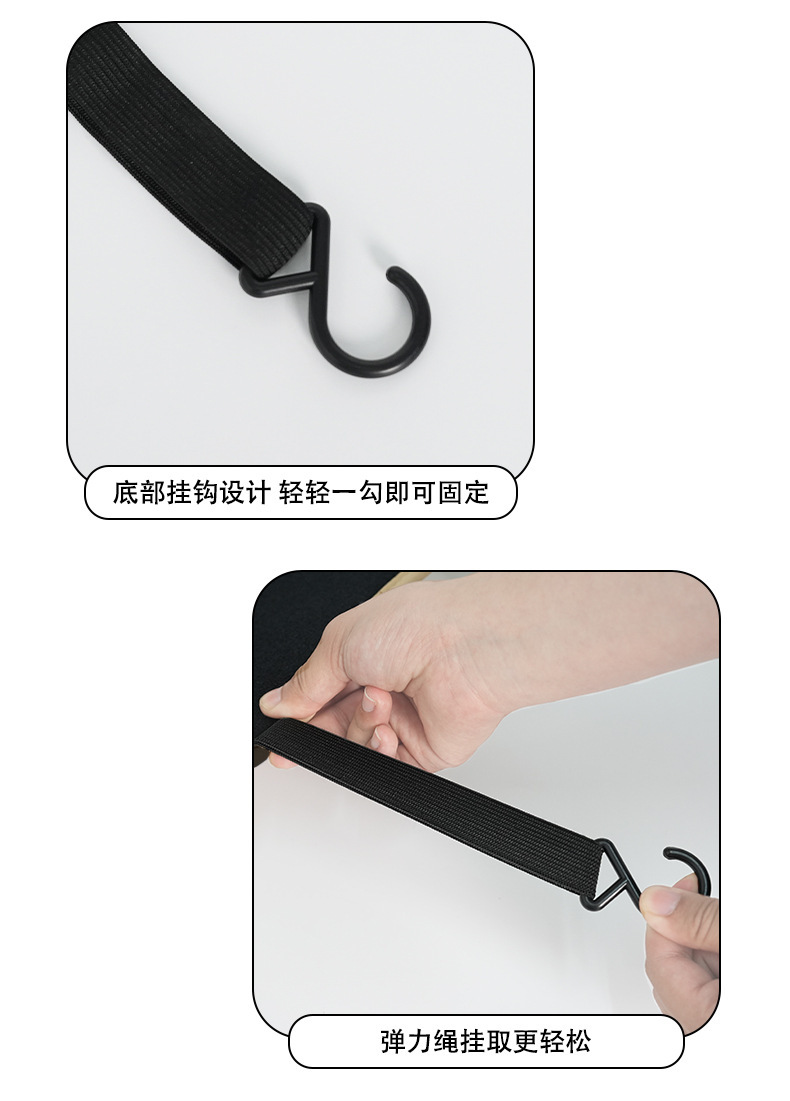 Car Anti-Kick Pad Rear Car Seat Back Storage Bag Hanging Bag Seat Back Storage Rack Anti-Wear and Anti-Dirty Pad