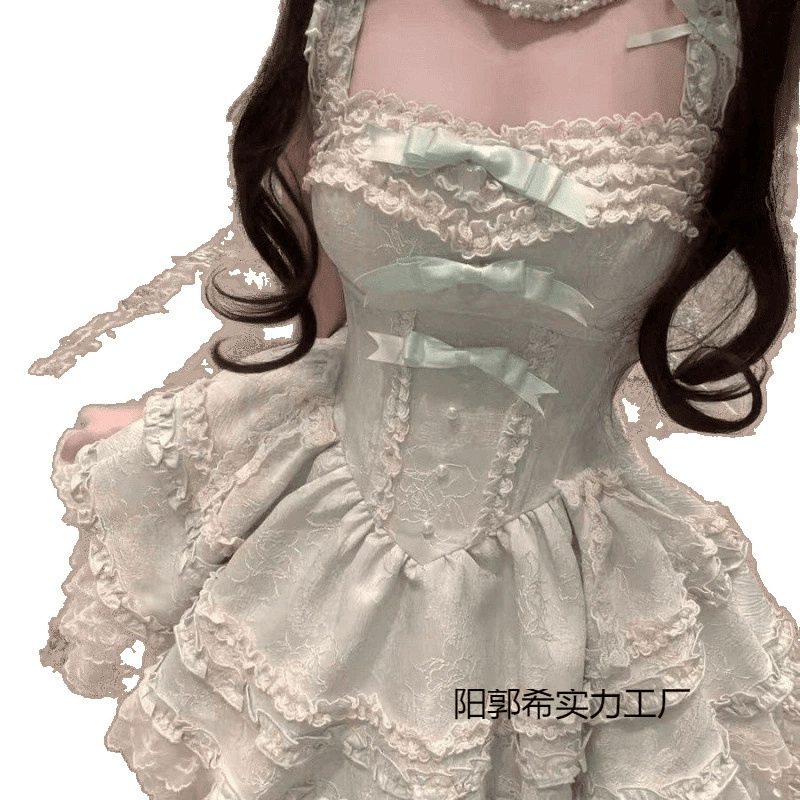 Кружевное платье мини-юбка Lolita стиль Lolita Jsk