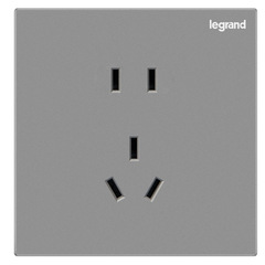 Legrand switch socket panel Yijing silver five-hole USB dual control 16a home concealed wall power switch