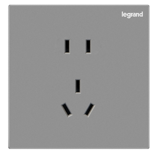 Legrand switch socket panel Yijing silver five-hole USB dual control 16a home concealed wall power switch