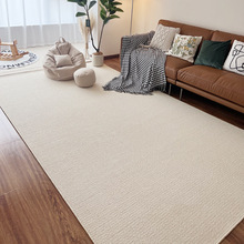 华德美式简约现代地毯仿羊毛米白色地毯菠萝圈地毯拍照地毯可批C&