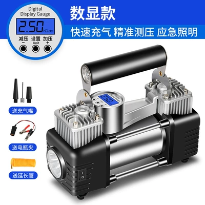 and Deflation, High-Pressure Tire Inflator – Hava nasosu - single-cylinder-upgraded-digital-display-battery-clamp-extension-tube