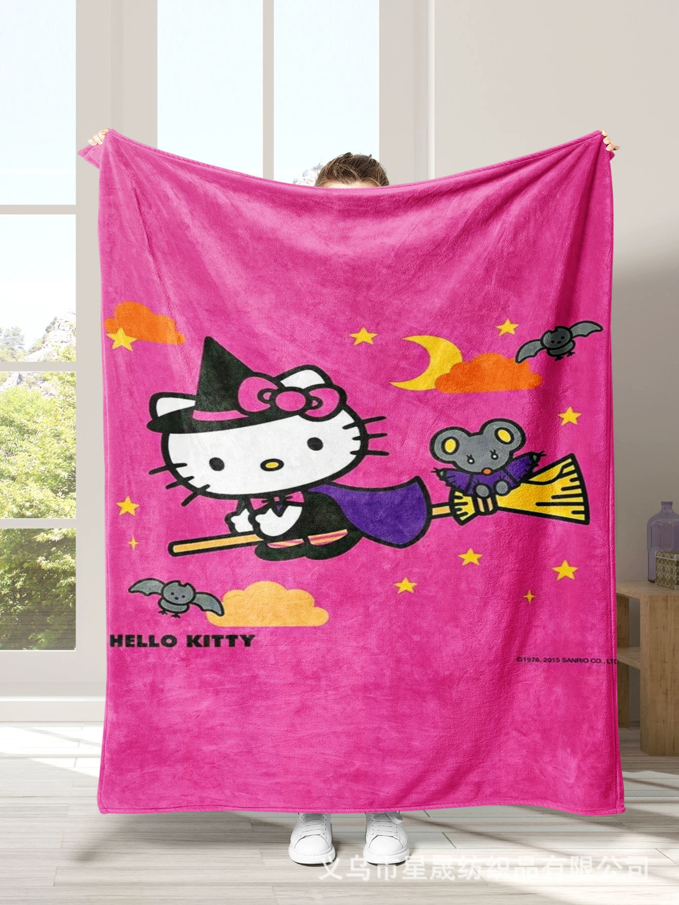 (Граница торговли), санрио, hello kitty, фланелевая стеганая простыня, хэллоуин