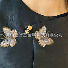 国风石材南瓜莲花连接扣 饰品挂件 清雅柔美典雅柔美淡雅浪漫温婉