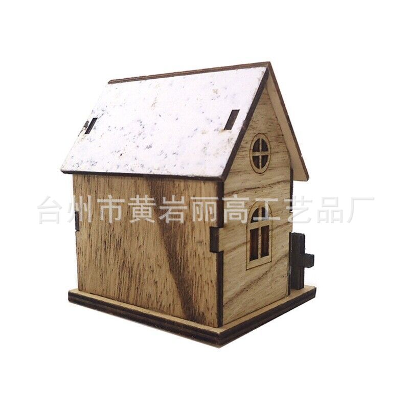 Realistic igloo model LED light dollhouse Christmas gift
