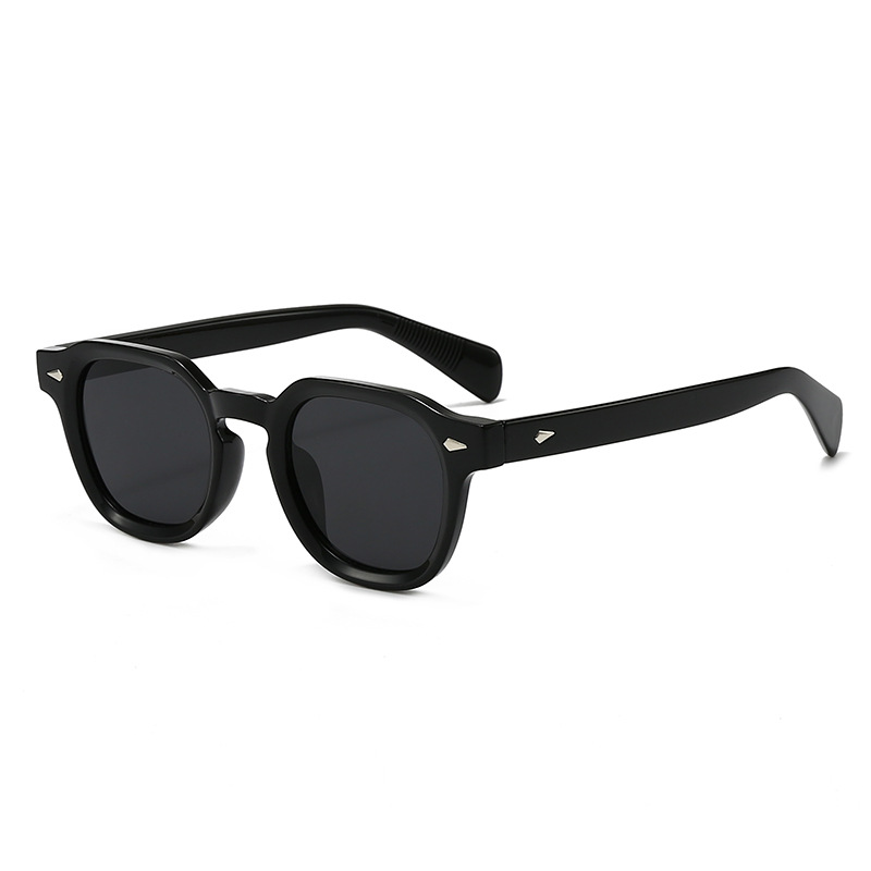 Lunettes de soleil polygonales artisanales femme grande monture_voghion.com