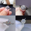 Zirconium, ring with stone, wedding ring, internet celebrity, wholesale