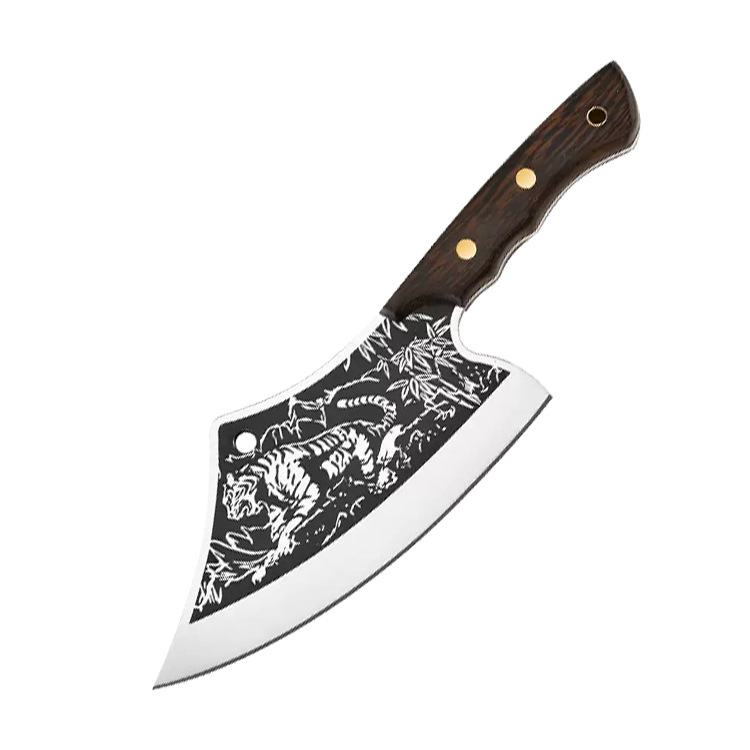 Spot Manufacturer Longquan Huaying Forged Kitchen Knife Super Fast Sharp Stainless Steel Kitchen Knife Restaurant Meat Cleaver