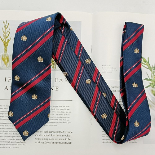 Men's and Women's 7cm Hand-Tied JK Formal Tie from Manufacturer Wholesale - Stylish and Casual Brocade Striped Accessory for Versatile Matching