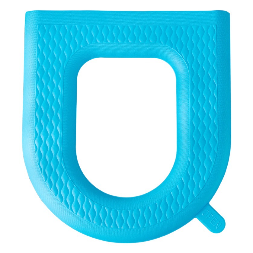 EVA cojín del asiento del inodoro de invierno mango impermeable espuma hogar universal Four Seasons inodoro asiento cubierta al por mayor