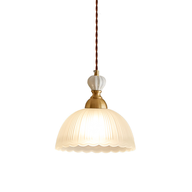 Simples y modernos pasillo de la red flores creativas bar de cabecera balcón porche en la casa lámpara de vidrio