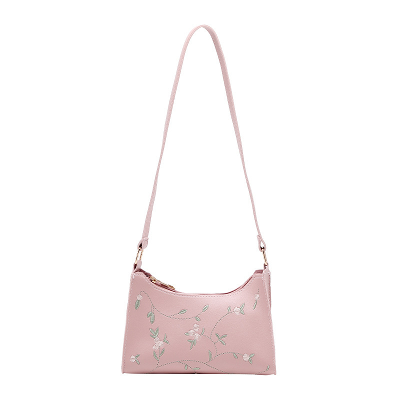 2024 nuevo estilo simple Hobo bordado bolsas de nicho diseño universal bolsas de hombro bolsas de mujer al por mayor