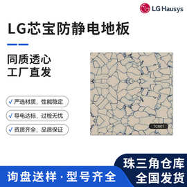 LG芯宝防静电pvc地板LX韩国品牌机房变电室同透片材pvc防静电地板