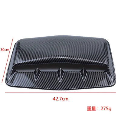 Hood Air Vent Universal Other Automotive Exterior Supplies - carbon-fiber-black-029-engine-air-outlet