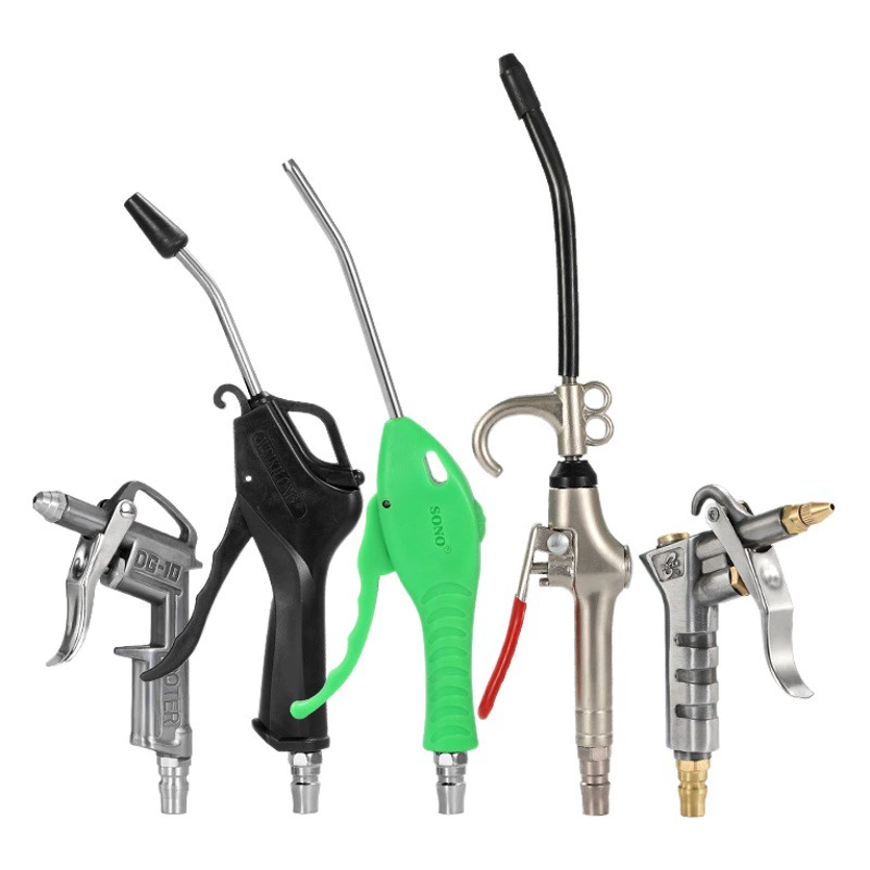 Завод прямых продаж высокого давления пыли дует пистолет удлиненный пневматический удар пистолет автомобиль плесень пыли пистолет PU6 9 12 метров воздушной трубы