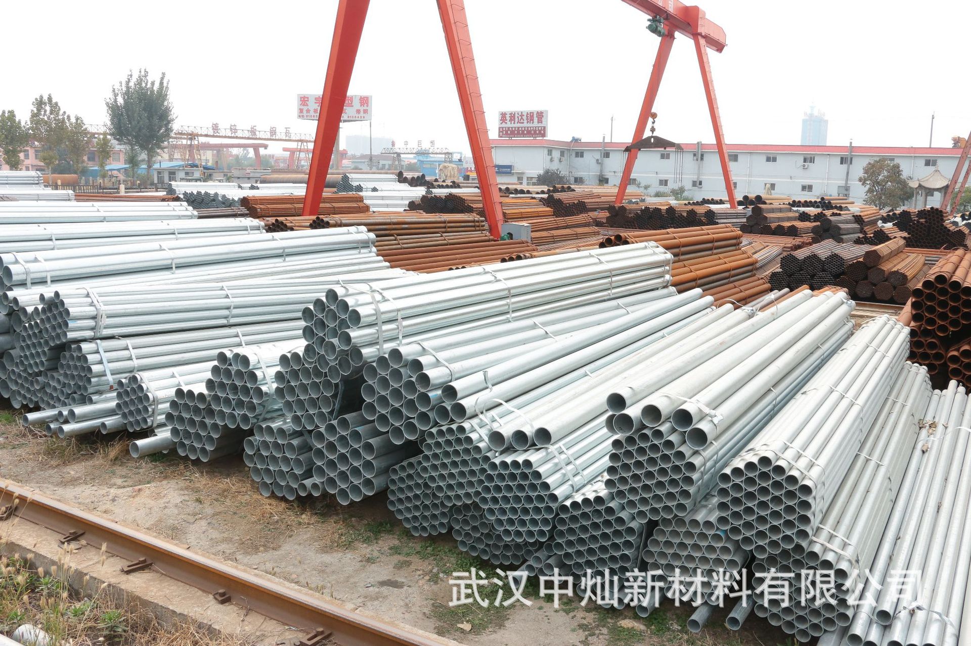 湖北地区 镀锌圆管 消防用热轧镀锌钢管 加工折弯规格齐全