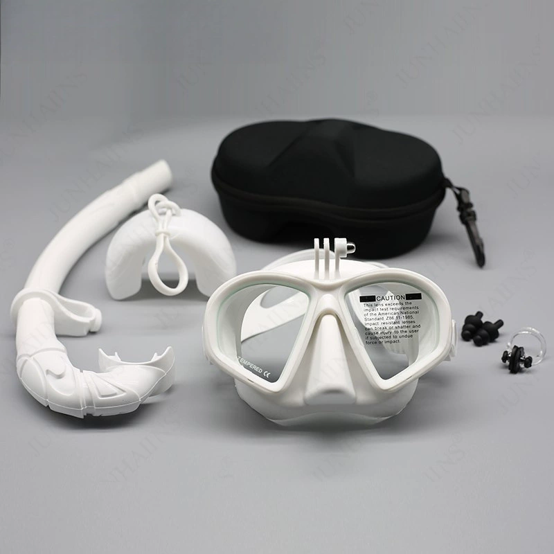 Профессиональная маска для подводного плавания для взрослых, маска из закаленного стекла, маска для дайвинга, кронштейн, набор для влажного дыхания, оборудование для плавания