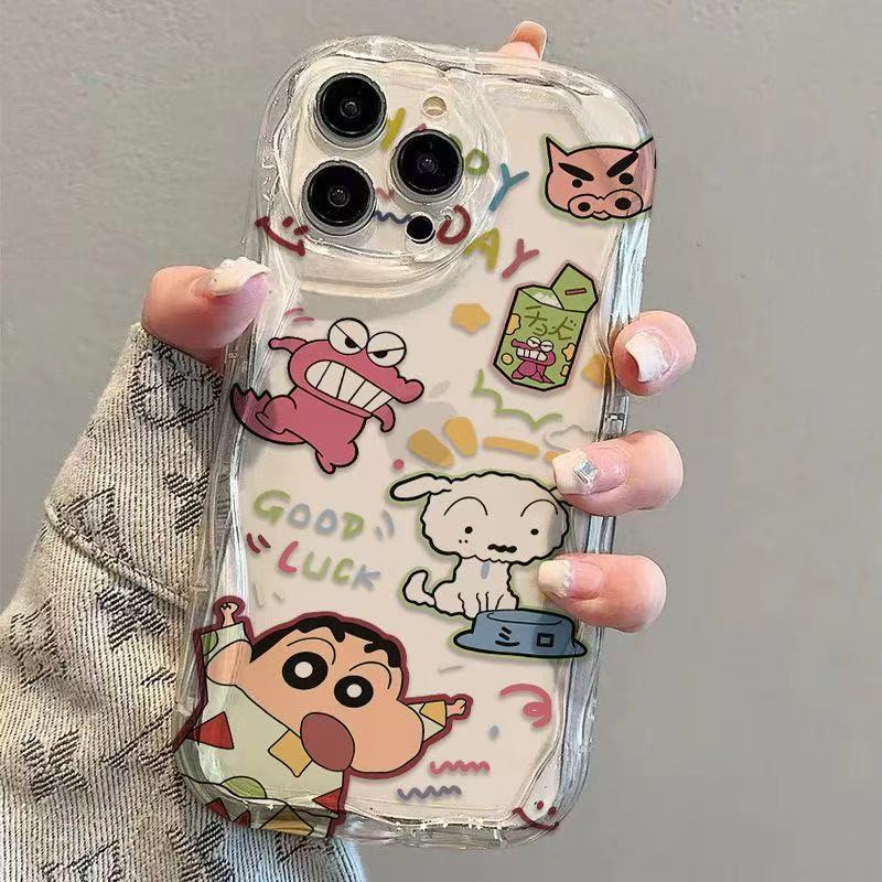 Funda linda para teléfono iphone16pro Apple 15 anti-caída 14 dibujos animados 13promax nuevo 12/11XR