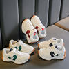 Children's sports shoes, footwear, small non-slip white shoes for boys, autumn, trend of season