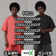 Essentials FW22 Ss Tee Coral Logoֲ��Բ����ͷ������ʽ�ذ�T��