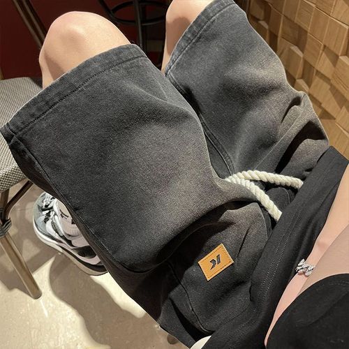 Men's Summer Thin American Retro Denim Shorts, Fashionable, Instagram Style, Versatile Loose Five-Finger Casual Pants