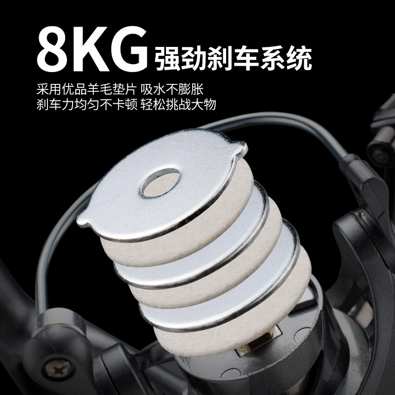 DR balanced double rocker fishing wheel road Asian spinning wheel squid wheel, micro -fishey fish line, rod rod fishery gear