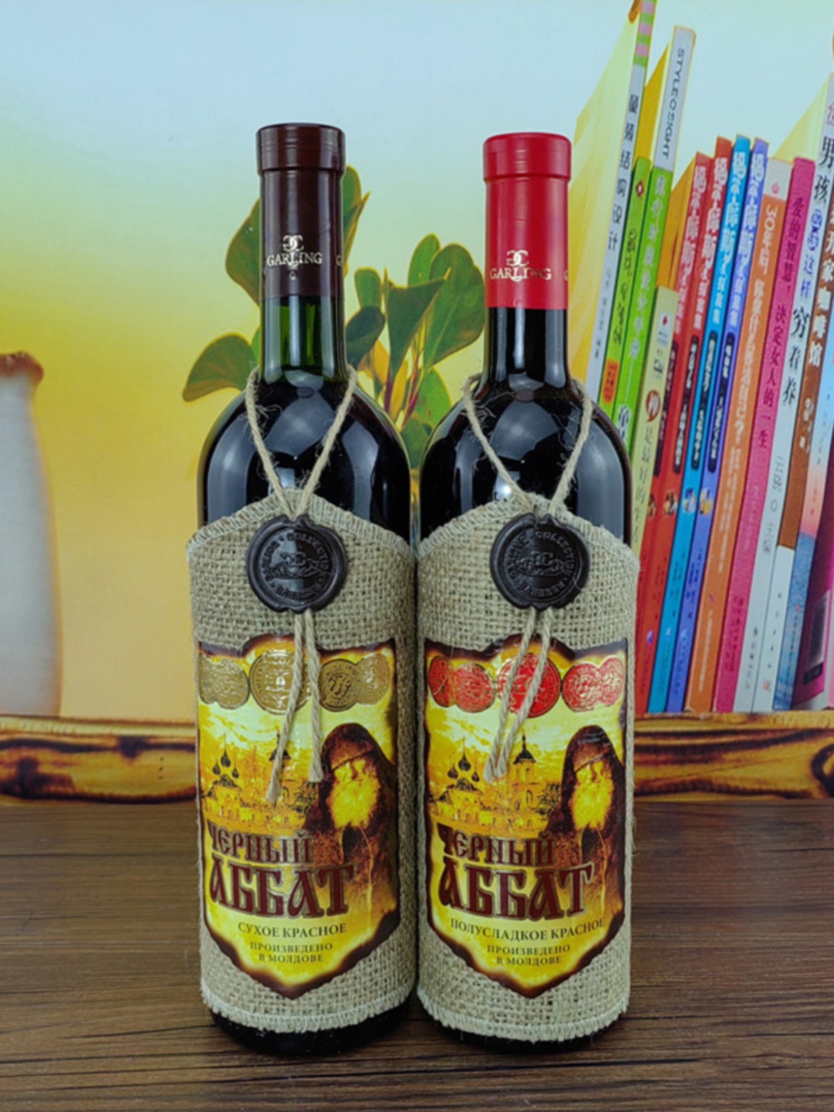 摩尔多瓦原装原瓶进口750ml红葡萄酒修道士红葡萄酒红酒半甜干红