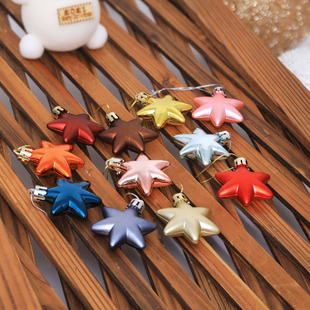 Manufacturer Wholesale New Christmas Decorations 5Cm12Pcs Electroplated Christmas Tree Special-Shaped Ball Pendant Hexagonal