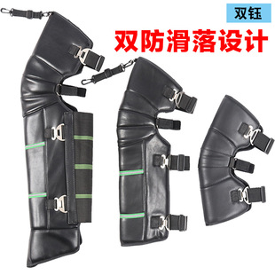 Autumn and winter motorcycle warm knee pads riding cold-proof fleece-lined thickened men's and women's electric car leg pads take-out express