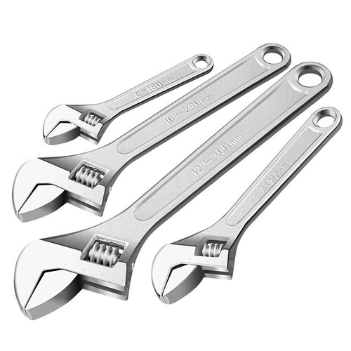 Complete set of adjustable wrench tools, universal wrench, multi-opening pipe wrench, hardware small wrench, adjustable wrench, wrench blade